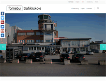 Tablet Screenshot of fornebutrafikkskole.com